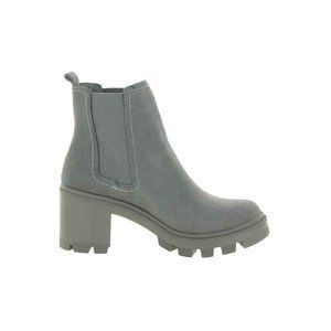 Splendid Women's Melisa Suede Lug Sole Chunky Block Heeled Chelsea Boots Sz 7.5